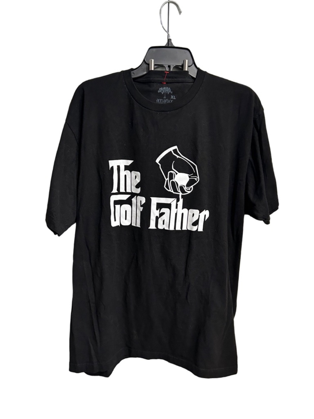 The Golf Father Graphic Tee - Black - (Brand: amador)